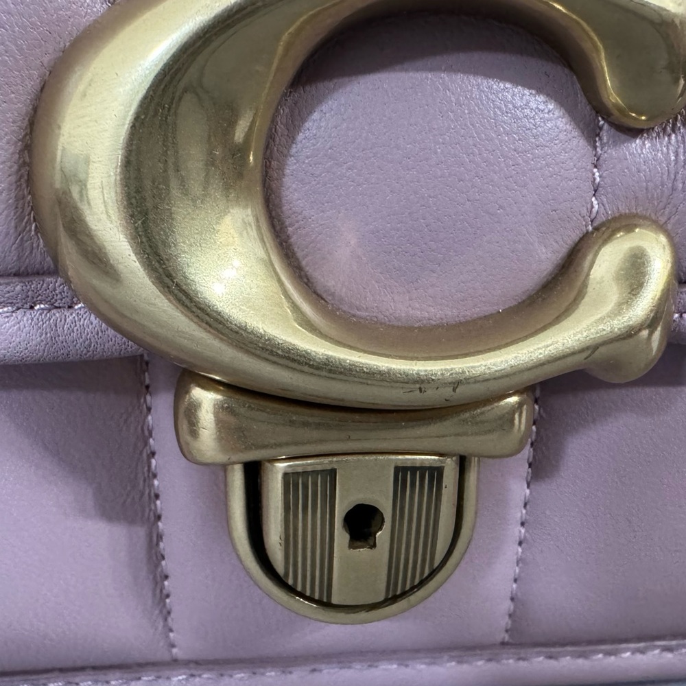 Coach Quilted Studio 19 Bag in Ice Purple - Picture 7 of 7